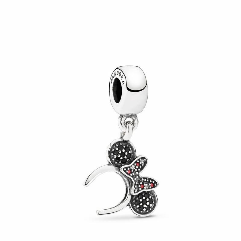 Pandora Disney Minnie Headband Dangle Charm Clearance NZ, Sterling Silver (274163-ZOG)